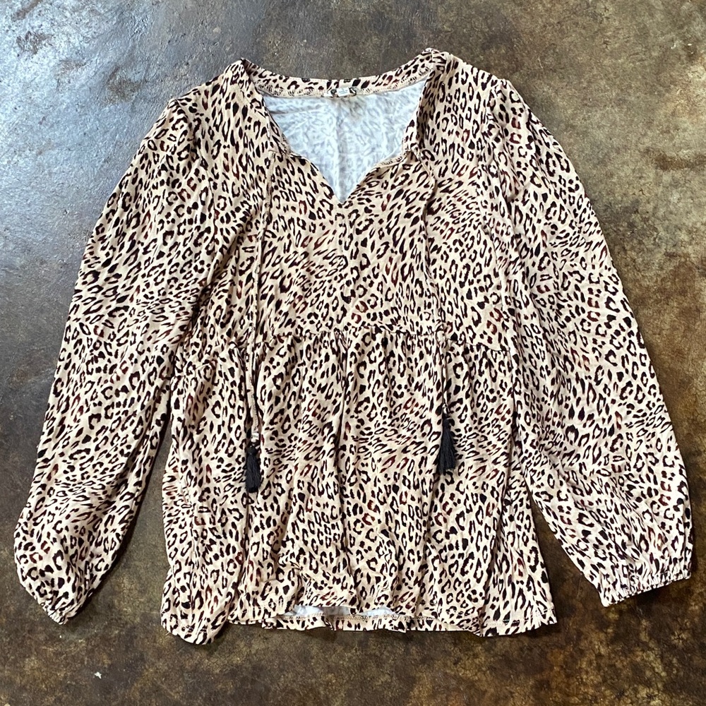 Wonderly Animal Print Blouse